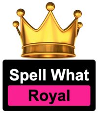Splash screen du jeu Spell What Royal